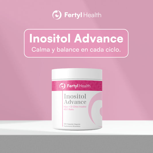 Fertyl Health Inositol Advance Myo + D-Chiro Inositol 40:1 con 120 cápsulas