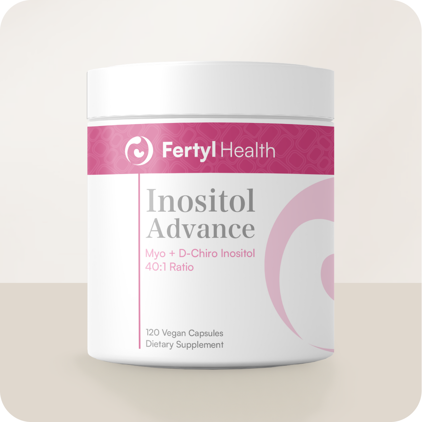 Fertyl Health Inositol Advance Myo + D-Chiro Inositol 40:1 with 120 capsules