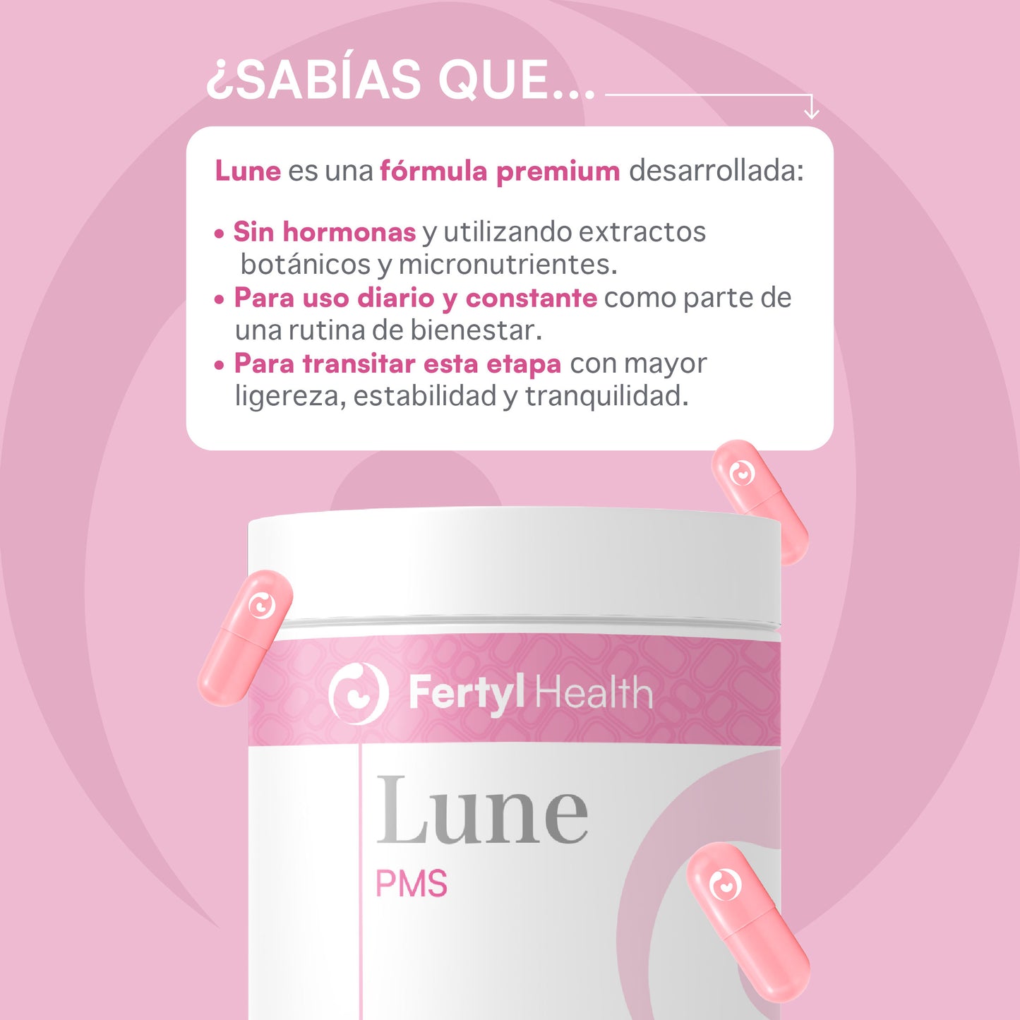Fertyl Health Lune PMS Support 120 cápsulas