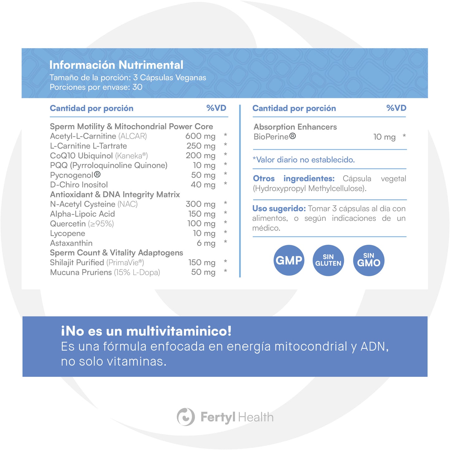 Fertyl Health Sperm Booster 90 capsules