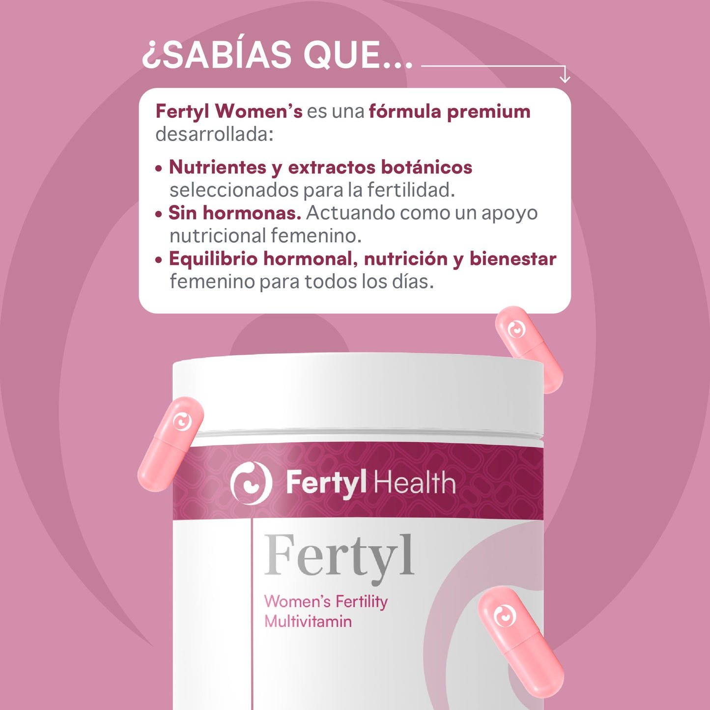 Fertyl Health Women’s Fertility Multivitamin 120 Capsules